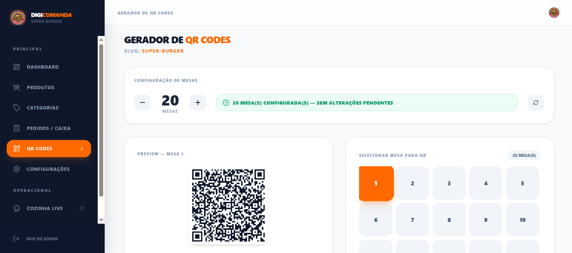 Gerador QR Code